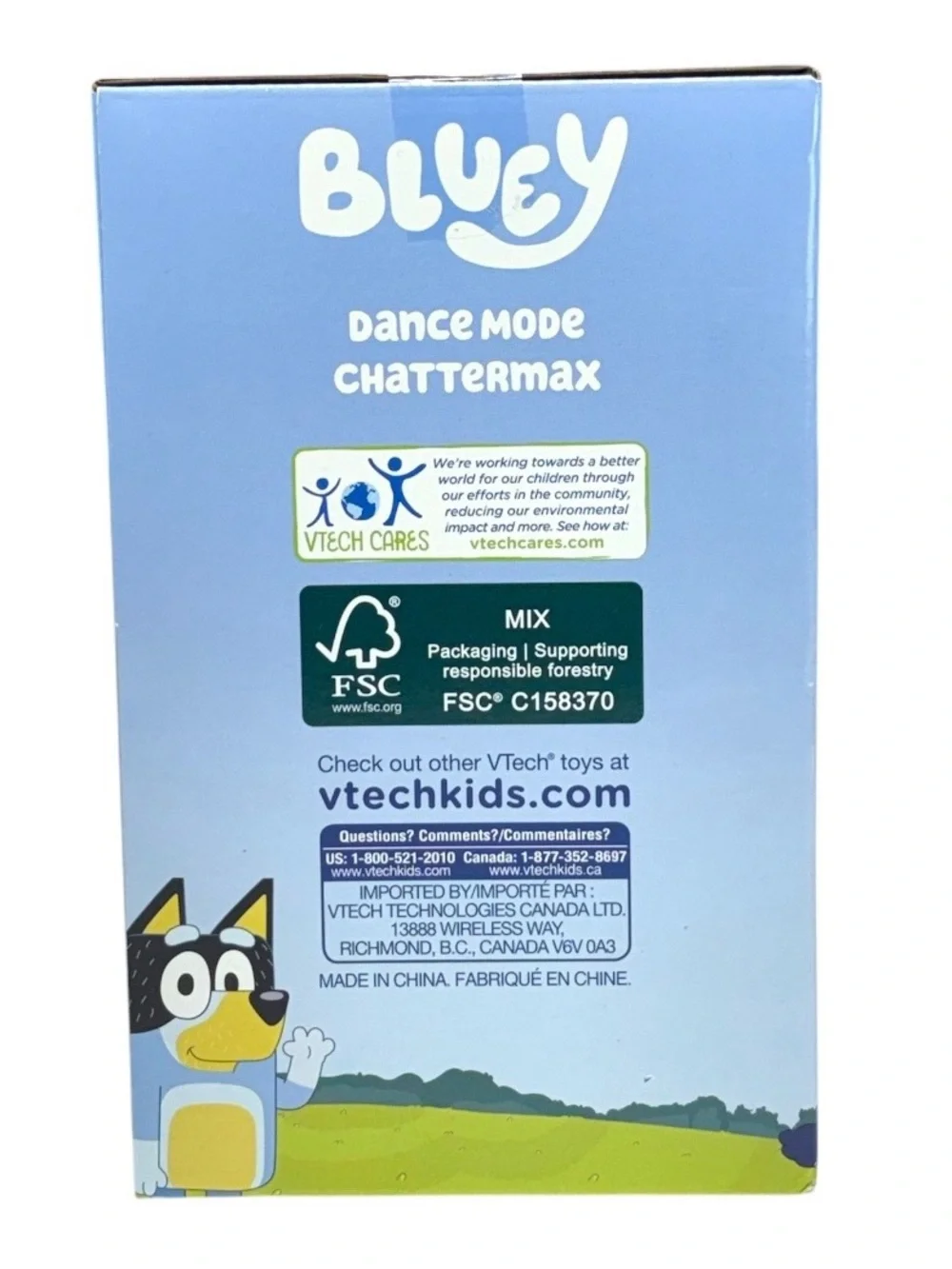 VTech Bluey Dance Mode Chattermax Interactive Learning Baby and Toddler Toys
